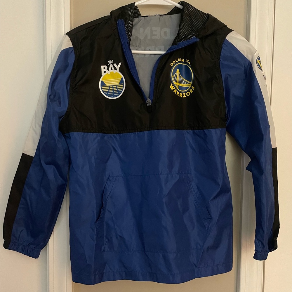 Youth Golden State Warriors Windbreaker